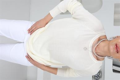 Bisiklet Yaka Ekru Mevsimlik Triko