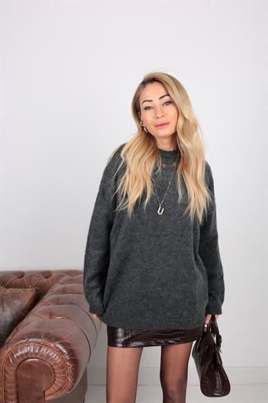 Bisiklet Yaka Füme Basic Kazak