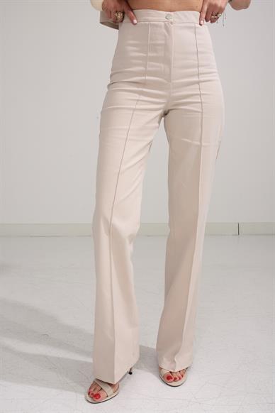 Çıtçıtlı Taş Gabardin Yelekli Takım