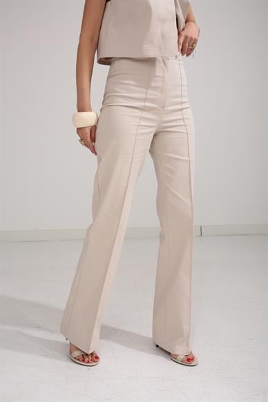 Çıtçıtlı Taş Gabardin Yelekli Takım