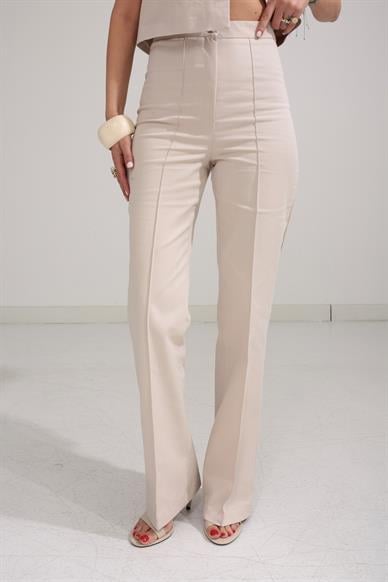 Çıtçıtlı Taş Gabardin Yelekli Takım
