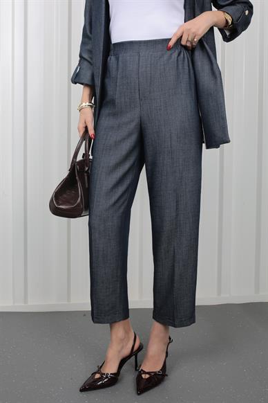 Duble Paça İnce Denim Kumaş Pantolon
