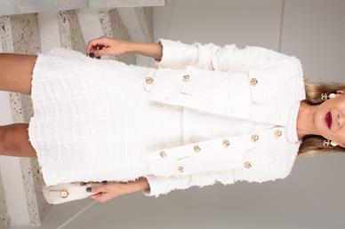 Ekru Şort Etekli Tüvit Takım