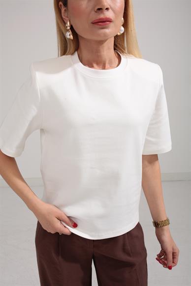 EkruVatkalı Basic Tshirt