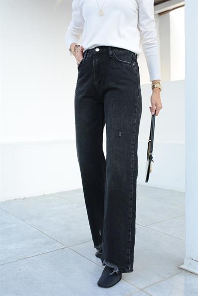 Füme Tırnaklı Bootcut Jean (1933-1)
