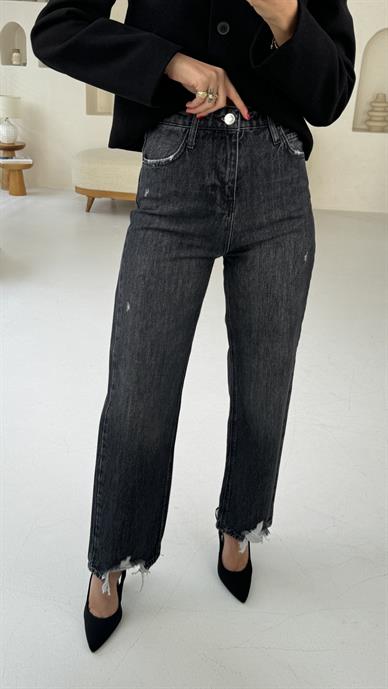 Füme Tırnaklı Vintage Slim Jean(1907-1)