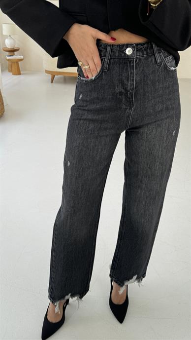Füme Tırnaklı Vintage Slim Jean(1907-1)