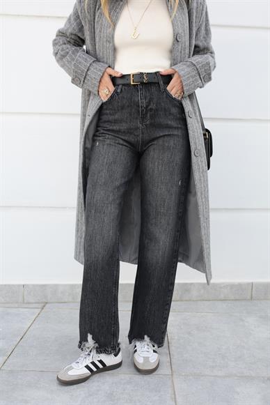 Füme Tırnaklı Vintage Slim Jean(1907-1)