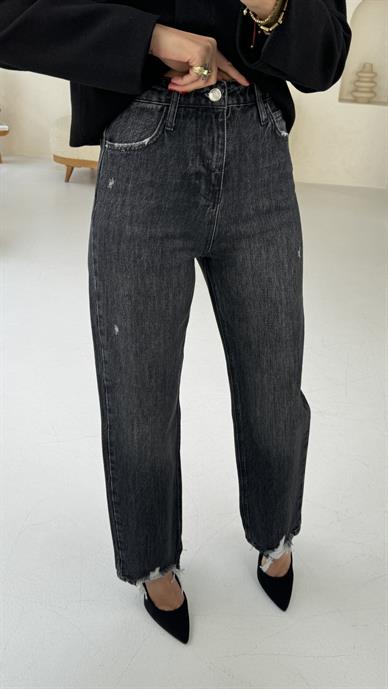 Füme Tırnaklı Vintage Slim Jean(1907-1)