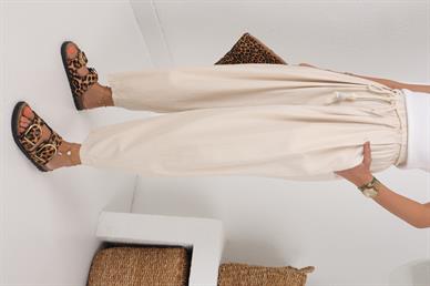 Halat Kemerli Gabardin Pantolon