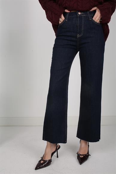 Hıgh Rise Lacivert BootCut Jean(1994)