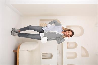 Hırka Detay Çizgili Gömlek