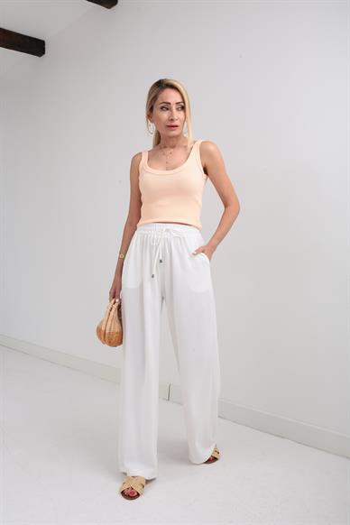 Kalın Biyeli Askılı Somonı Fitilli Atlet