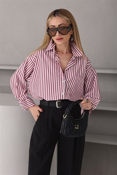 Kendinden Kemerli Siyah Tensel Kumaş Pantolon