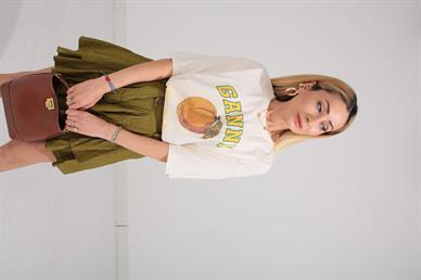 Kendinden Kemerli Şort Astarlı Yeşil Etek