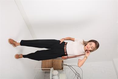 Kısa kollu Transparan Mevsimlik Triko