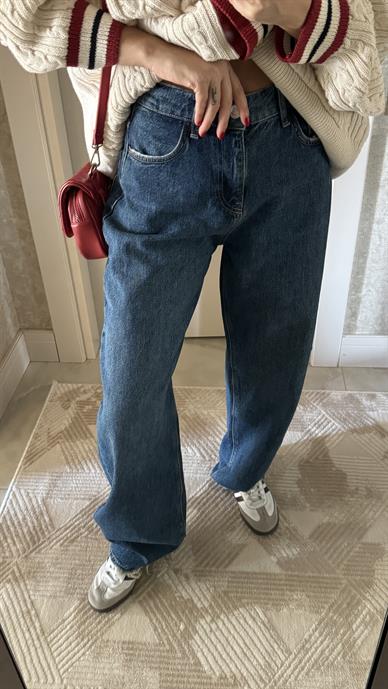 Koyu Mavi Baggy Jean(1942-1)