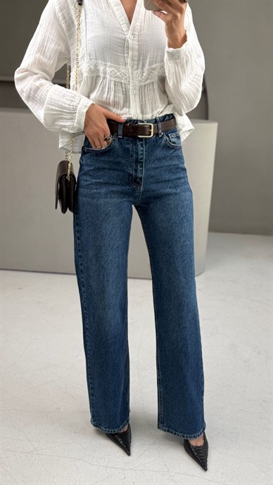 Koyu Mavi Straight Fit Jean(2478-5)
