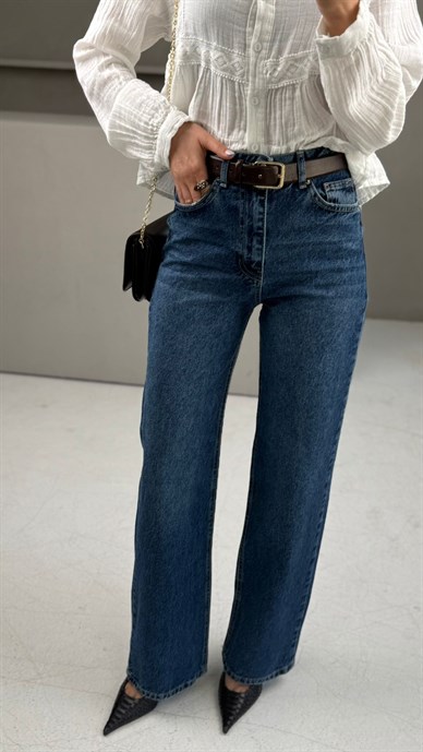 Koyu Mavi Straight Fit Jean(2478-5)