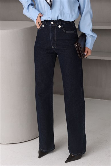 Koyu Mavi Straight Fit Jean(4541-50)