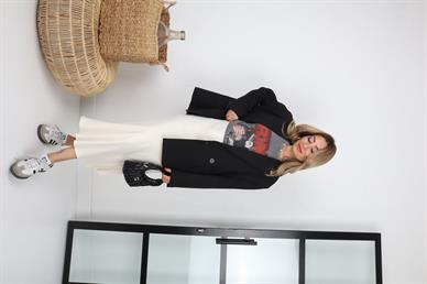 Krem Verev Saten Etek