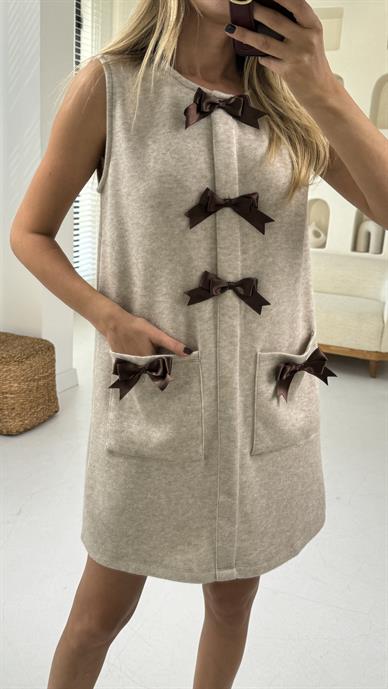 Kurdela Detay Cepli Elbise