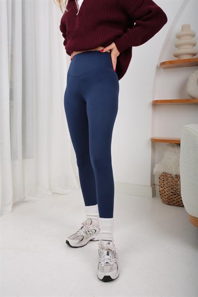 Lacivert Spor Tayt