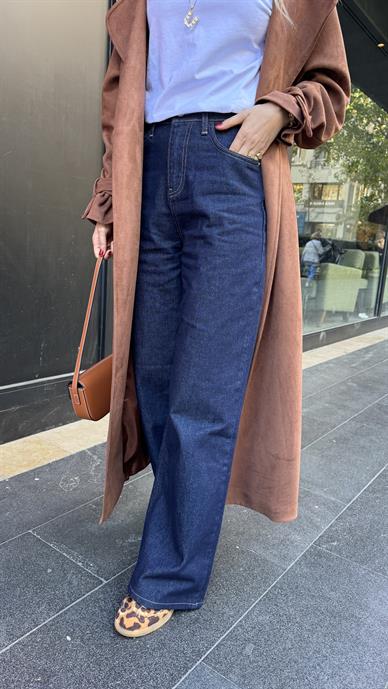 Lacivert Wide Leg Jean(1975)