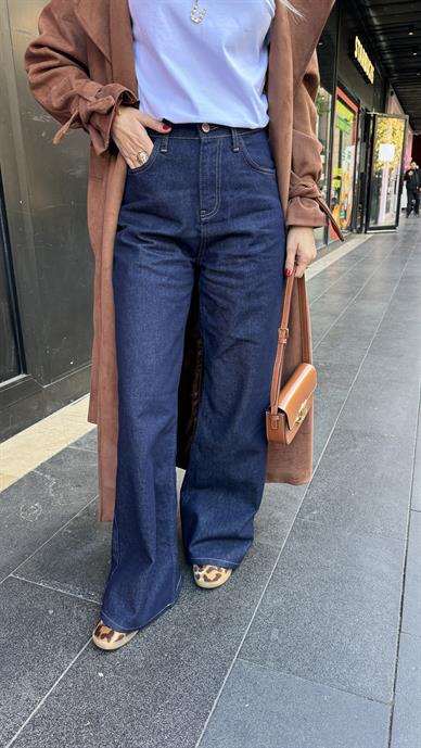Lacivert Wide Leg Jean(1975)
