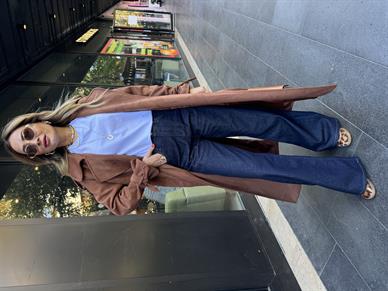 Lacivert Wide Leg Jean(1975)