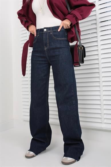 Lacivert Wide Leg Jean(1975)