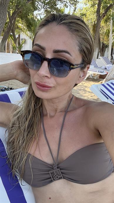 Leopar Kemik Çerçeveli Mavi Gözlük(Ae 5808 )