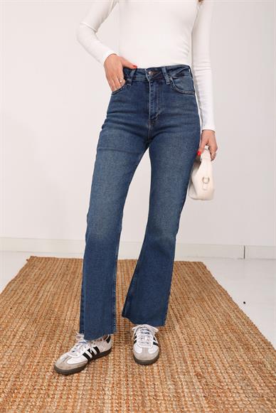 Mavi Full Likralı Boru Paça Jean(1706-01)