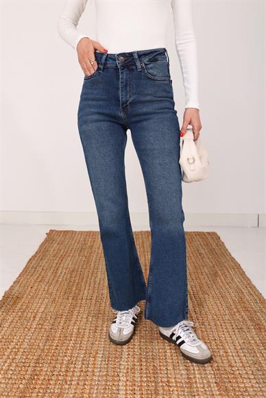 Mavi Full Likralı Boru Paça Jean(1706-01)