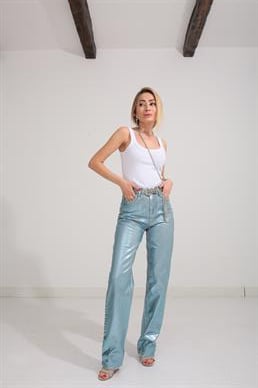 Mavi Metalik Jean