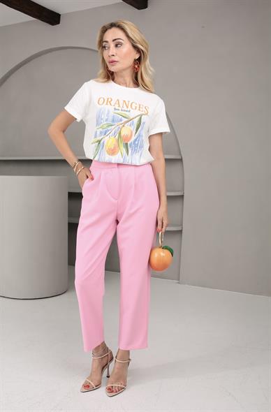 Meyve Baskılı  Basic Tshirt