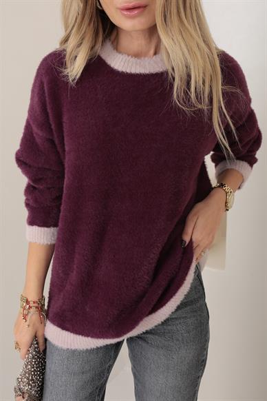 Mürdüm Garnili Yumoş Kazak