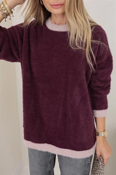 Mürdüm Garnili Yumoş Kazak