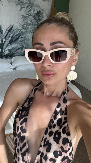 Pembe Kemik Çerçeve Gözlük(Smu09ws)