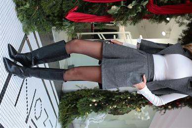 Poplin Detay Şort Yelek Takım