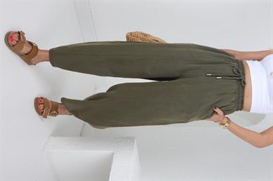 Şalvar Kesim Haki  Pantolon