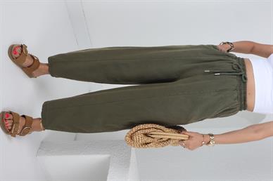 Şalvar Kesim Haki  Pantolon