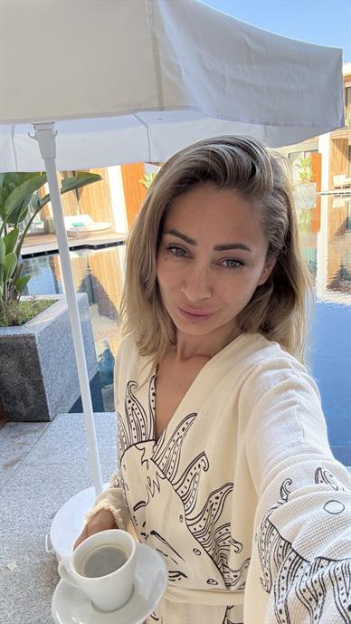 Siyah Baskılı Naturel Kimono