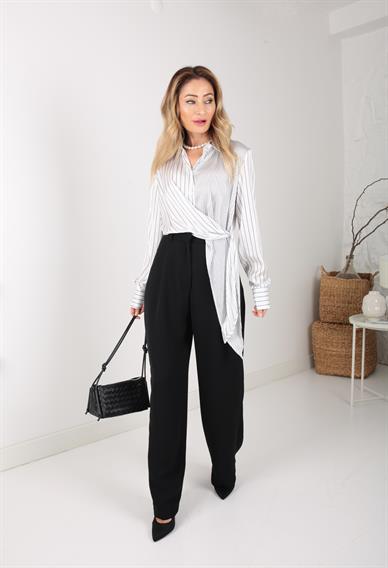 Siyah Palazzo Pantolon