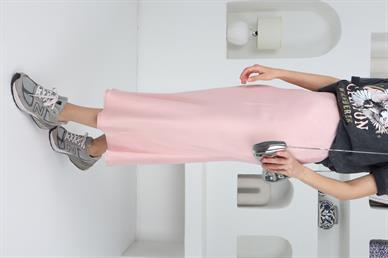 Somon Beli Lastikli Saten Etek