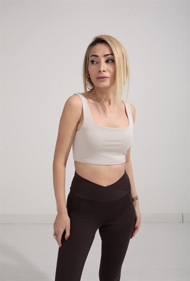 Taş Kalın Askı Crop
