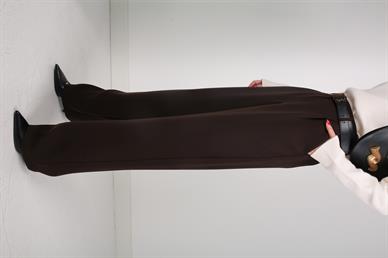 Tek Pile Kahve Palazzo Pantolon