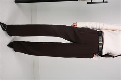 Tek Pile Kahve Palazzo Pantolon