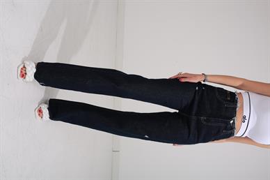 Tırnaklı Kemersiz Straight Leg Jean(1979)