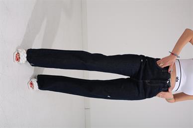 Tırnaklı Kemersiz Straight Leg Jean(1979)